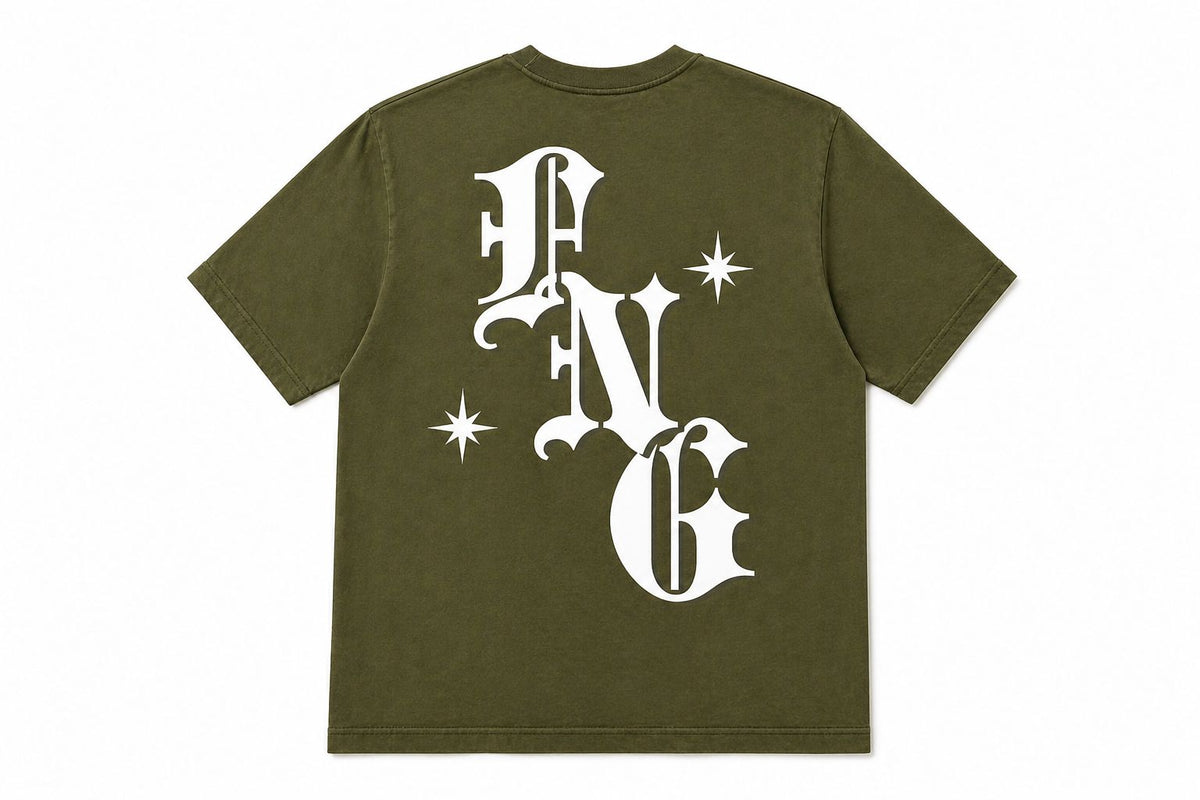Slightly Oversized Tee - Forest Green