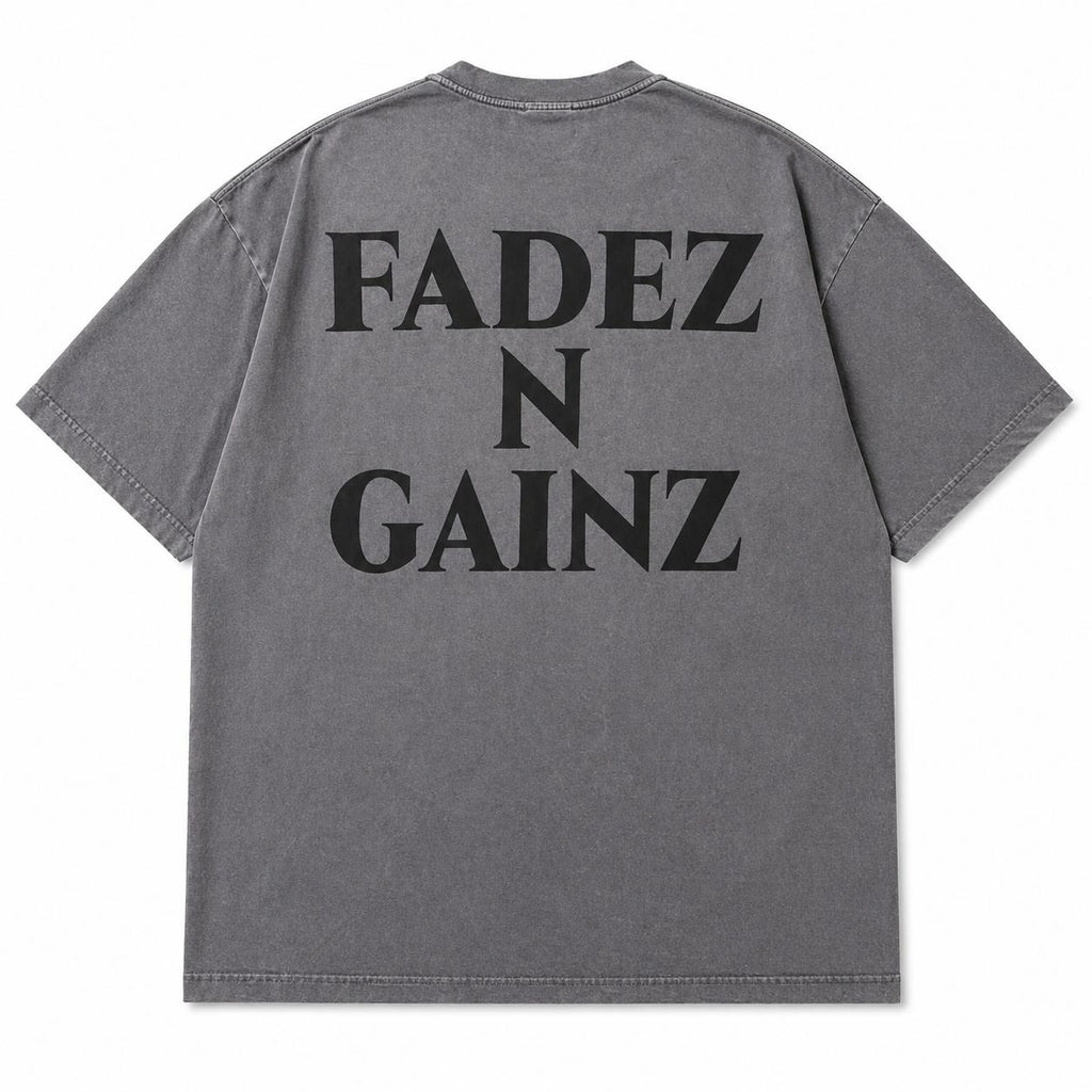 Heavyweight Oversized Tee - Charcoal Grey